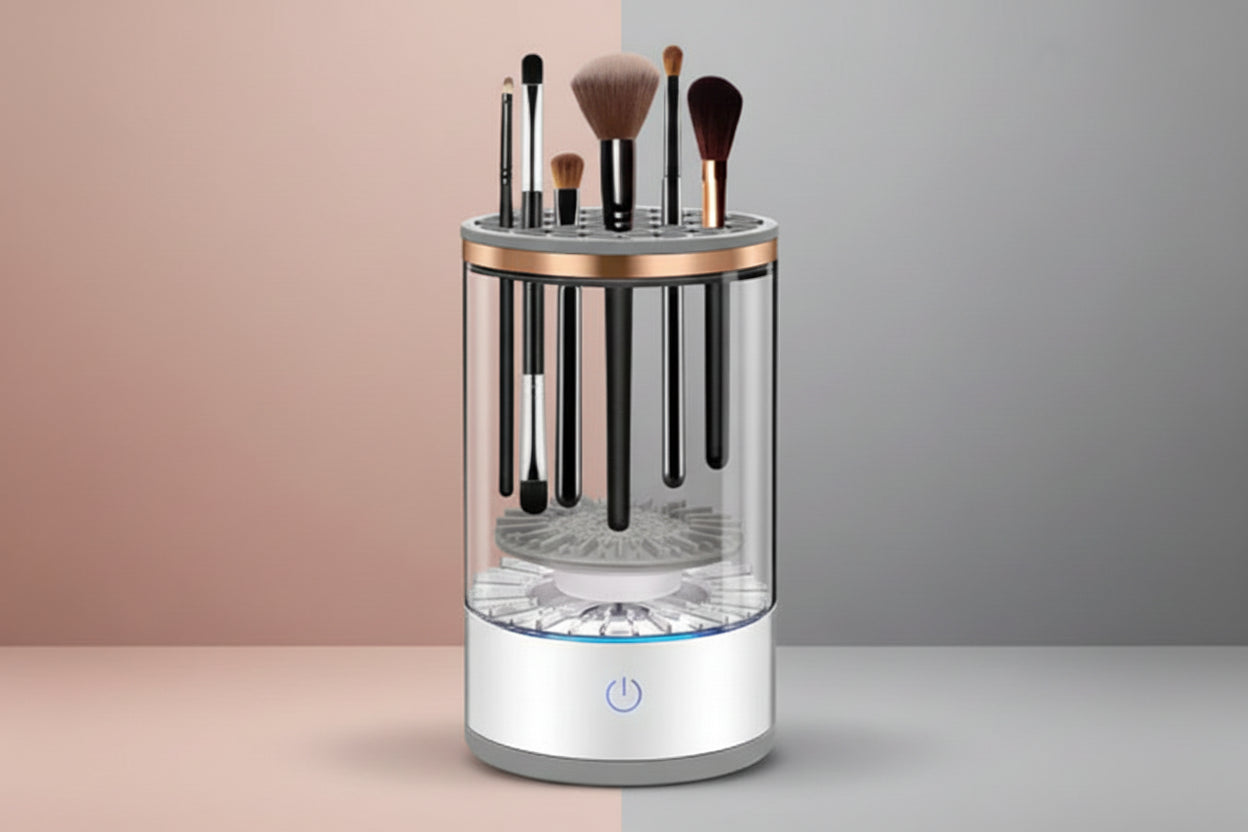 Automatic Makeup Brush Cleaner