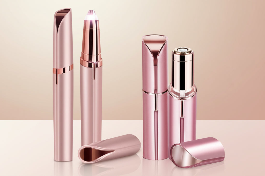 Rechargeable Facial + Eyebrow Hair Removers Set -2 Pack