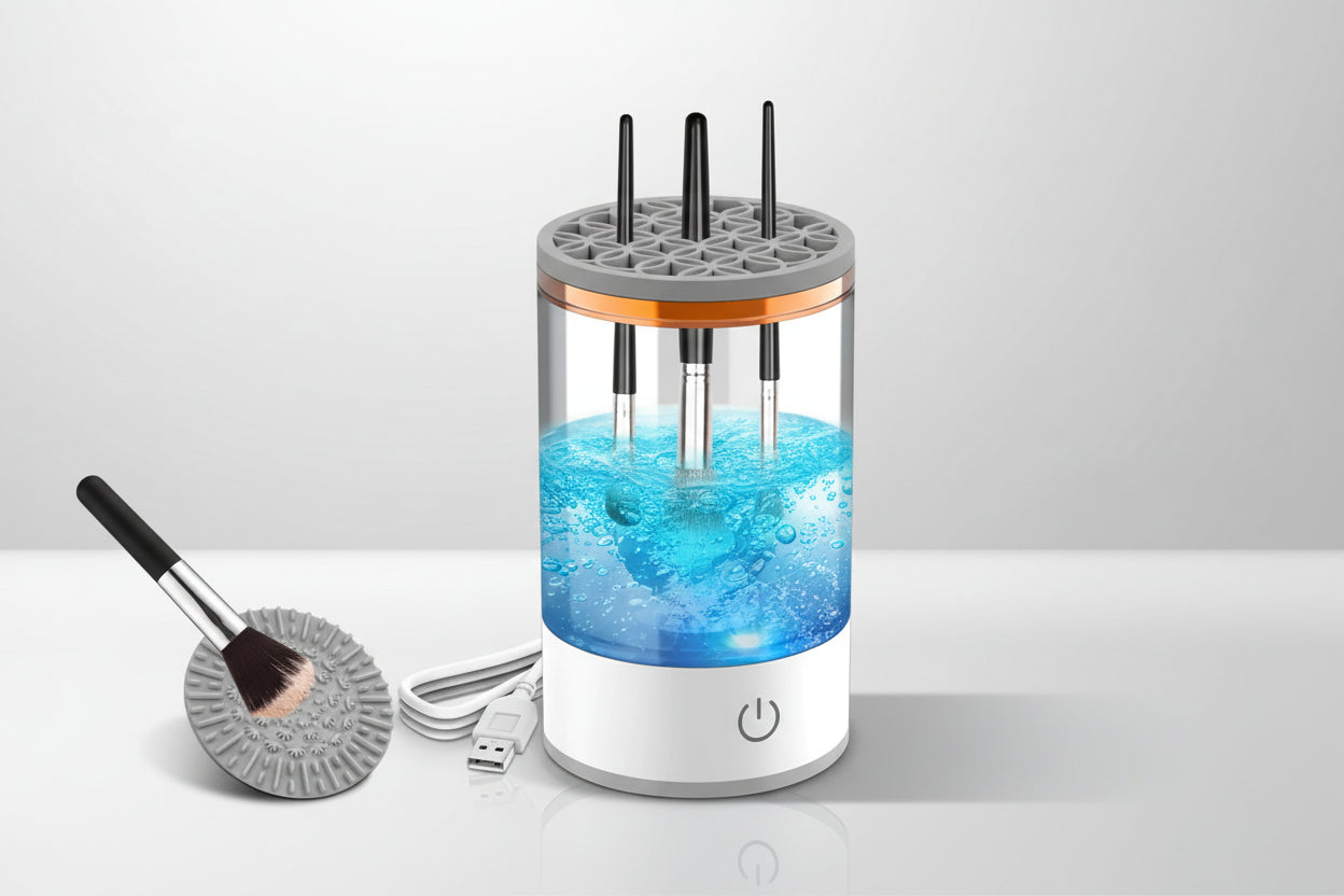 Automatic Makeup Brush Cleaner